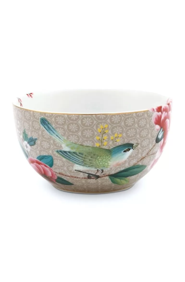 Pip Studio Blushing Birds Kom 12 Cm Khaki Fashion