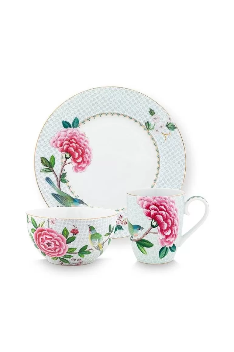 Pip Studio Blushing Birds Ontbijt Set/3 Wit Cheap