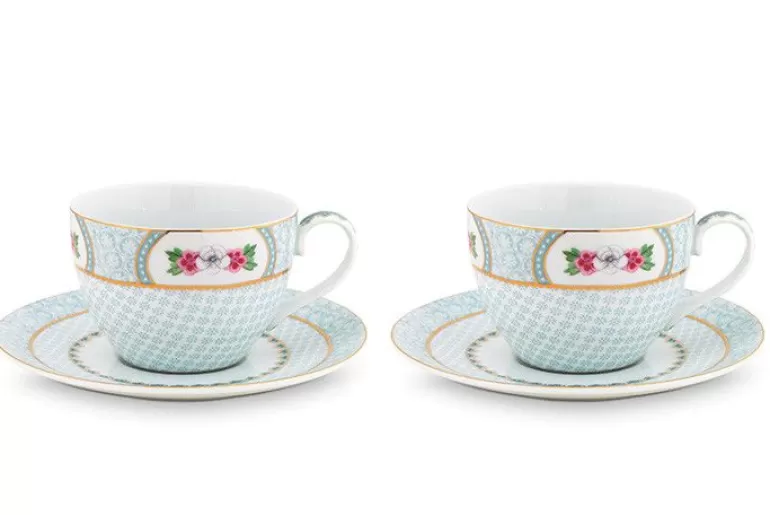 Pip Studio Blushing Birds Set/2 Cappuccino Kop & Schotel Wit Discount