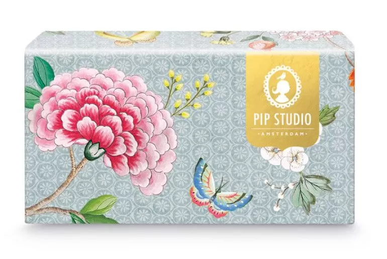 Pip Studio Blushing Birds Set/2 Cappuccino Kop & Schotel Blauw Fashion