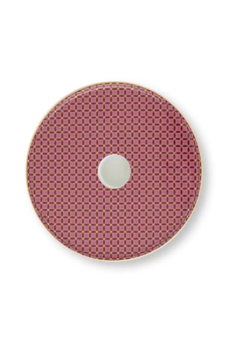 Pip Studio Cross Stitch Kaarshouder 14Cm Roze Clearance