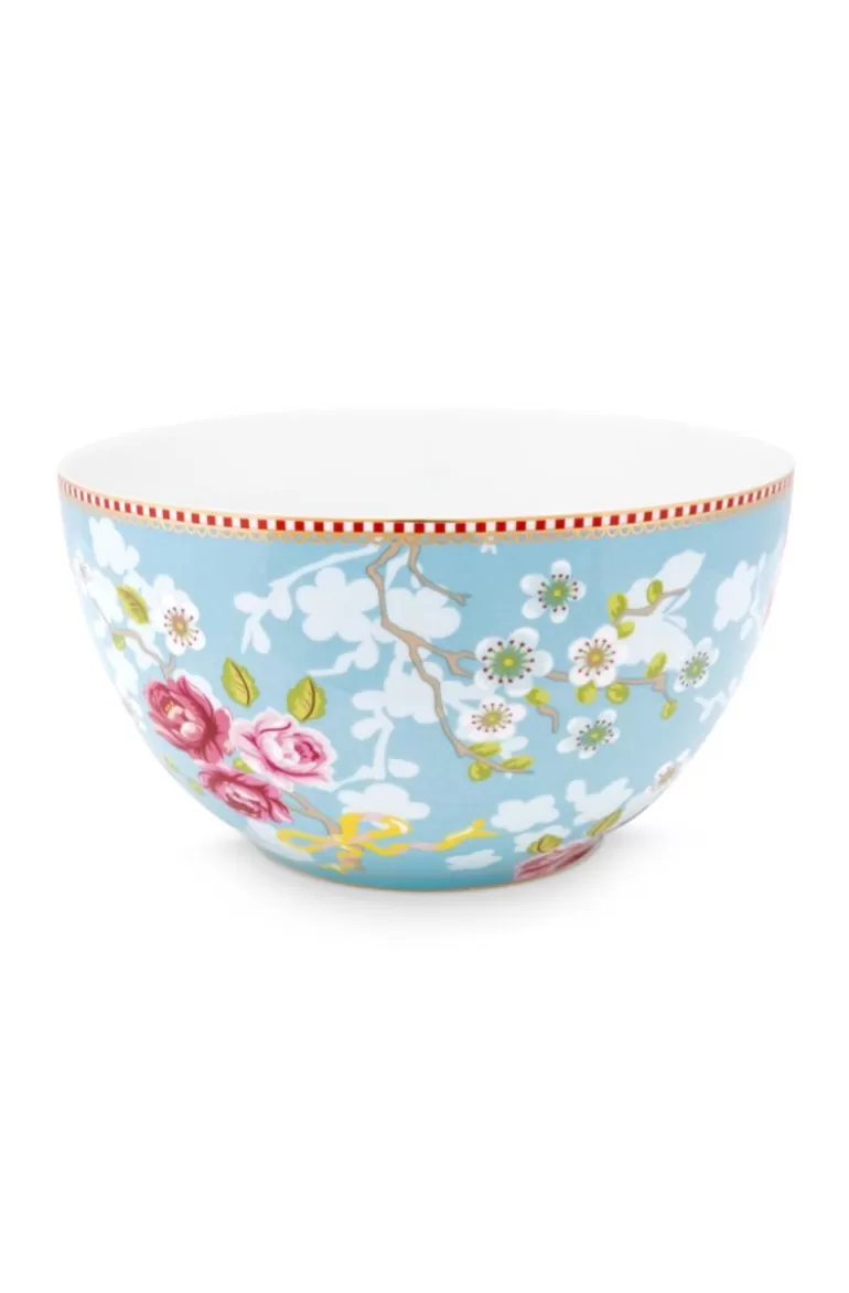 Pip Studio Early Bird Kom Chinese Rose 18 Cm Blauw New