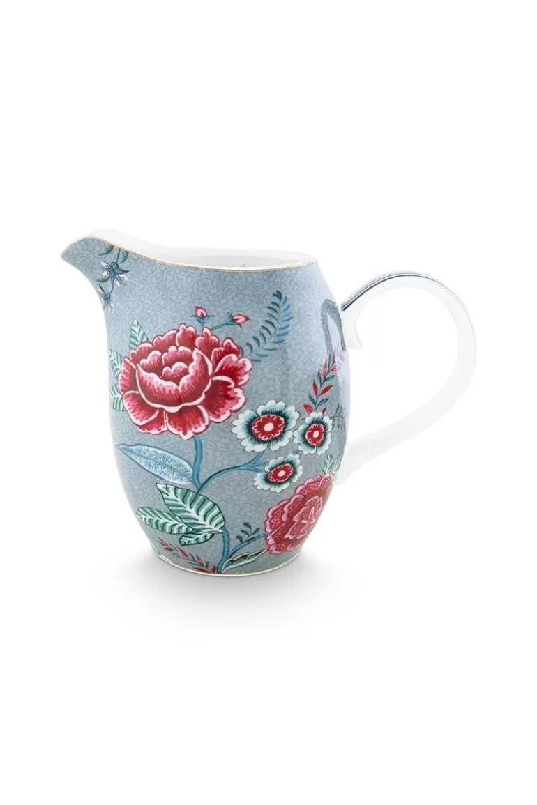 Pip Studio Flower Festival Kan Groot Blauw New