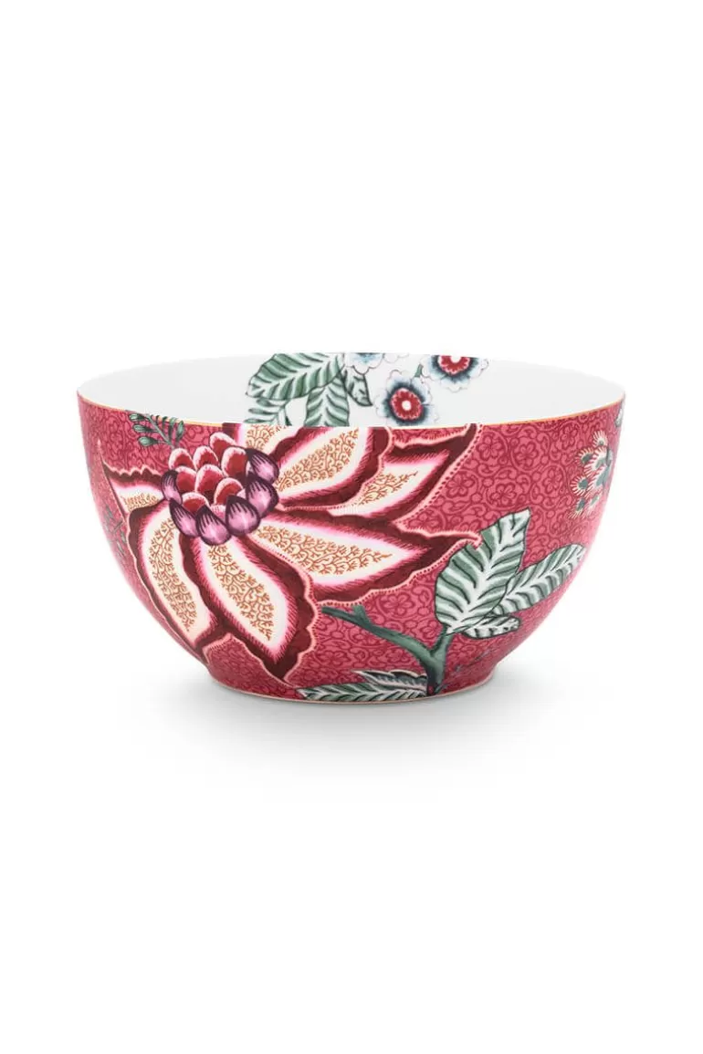 Pip Studio Flower Festival Kom Donker 15 Cm Roze Sale