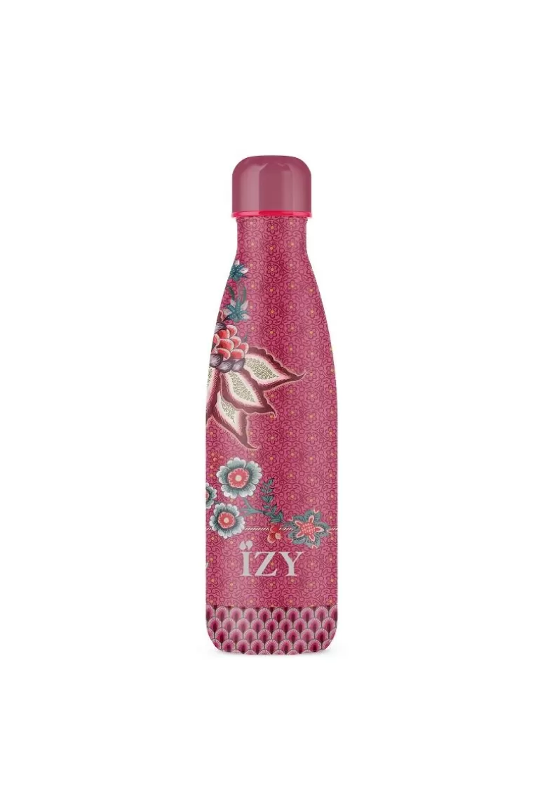 Pip Studio Flower Festival Thermosfles Donker 500Ml Roze Online