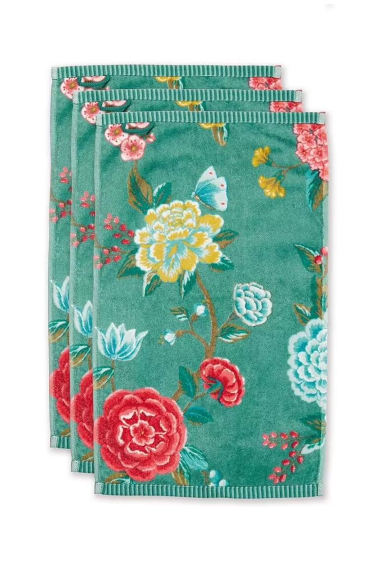 Pip Studio Gastendoek Set/3 Good Evening 30X50 Cm Groen Clearance