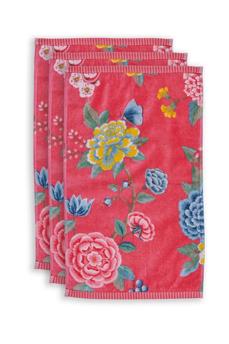 Pip Studio Gastendoek Set/3 Good Evening 30X50 Cm Koraal Cheap