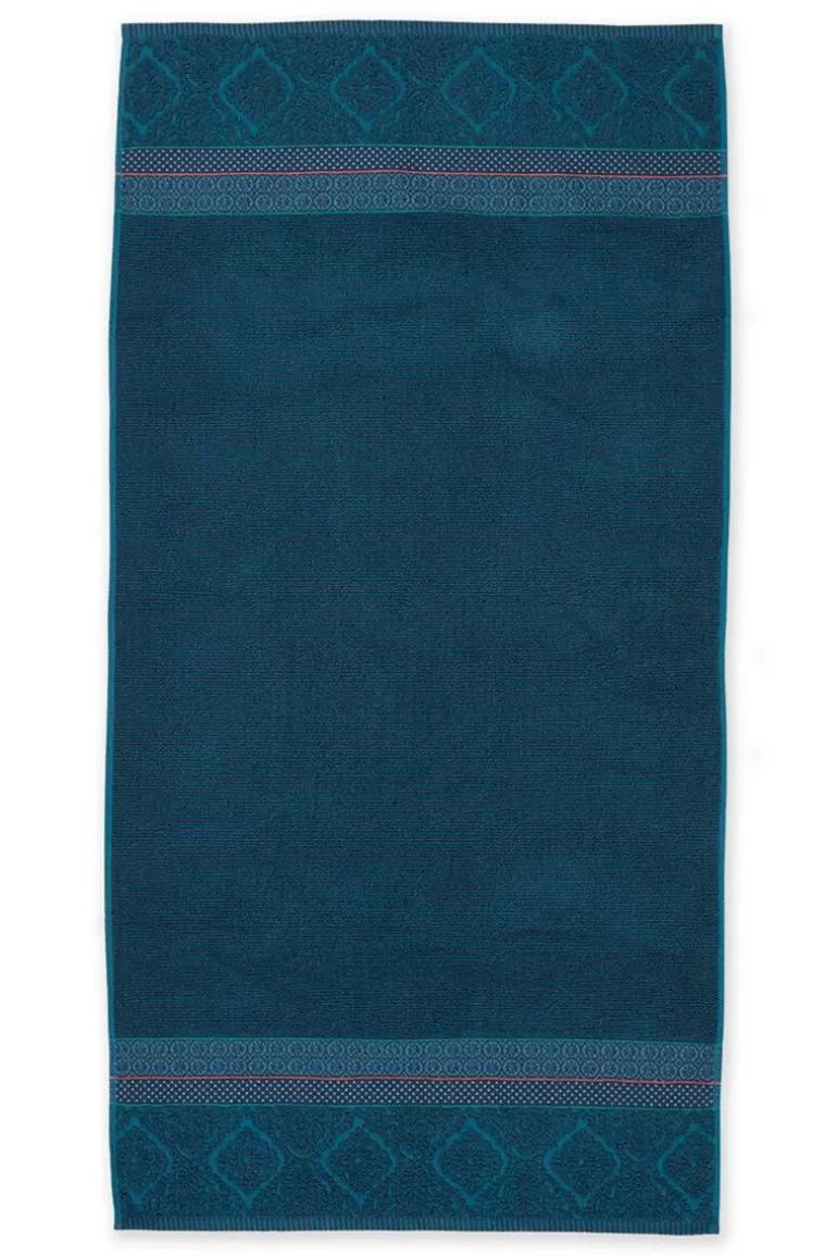 Pip Studio Grote Handdoek Soft Zellige Donker 70X140 Blauw Cheap