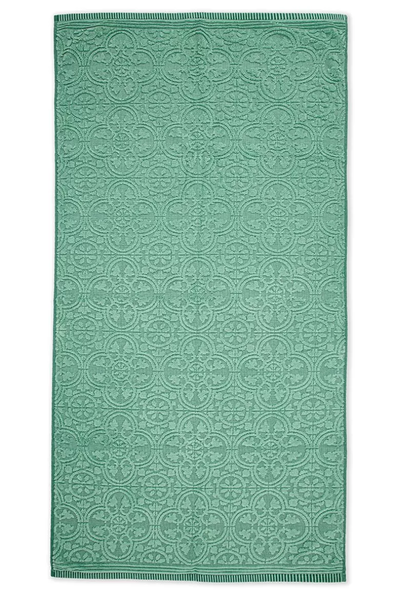 Pip Studio Grote Handdoek Tile De Pip 70X140 Cm Groen Store