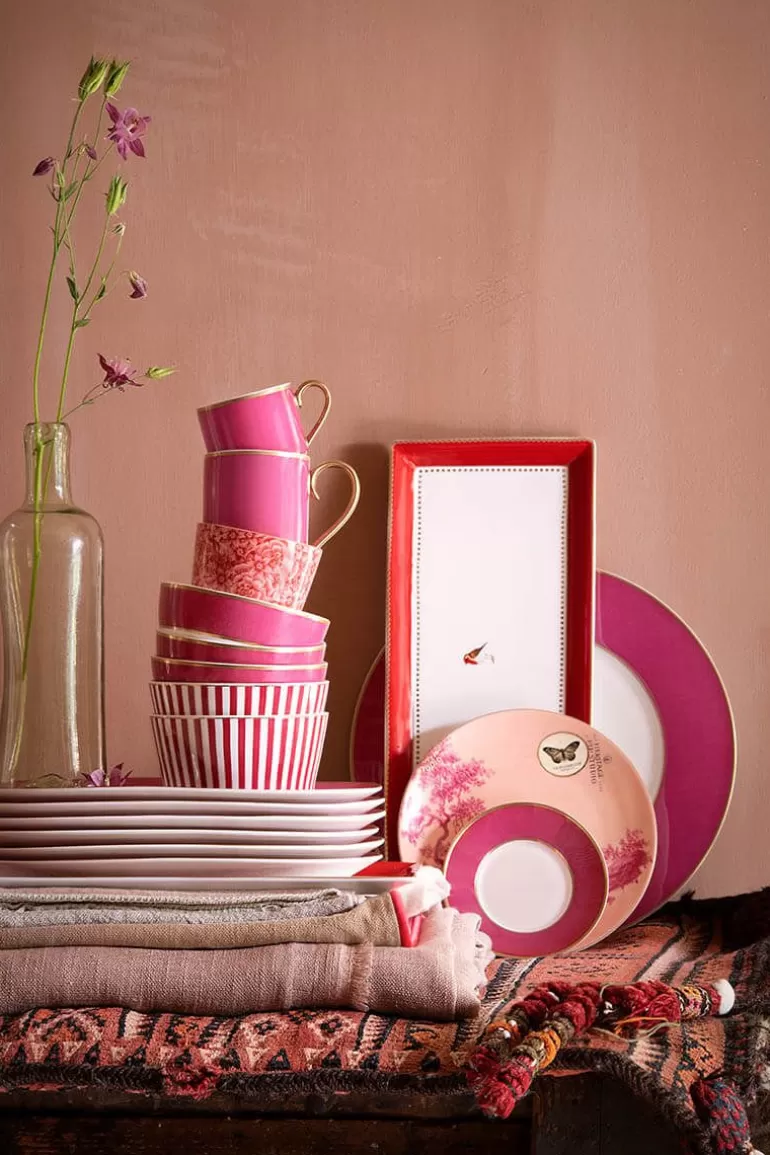 Pip Studio Heritage Gebaksbord Geverfd Roze 18 Cm Outlet
