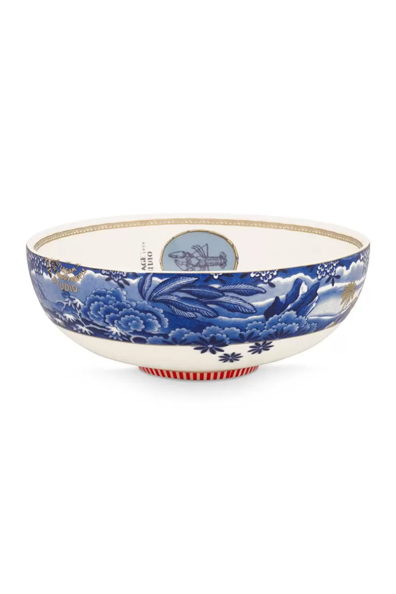 Pip Studio Heritage Kom Grens Blauw 20 Cm Outlet