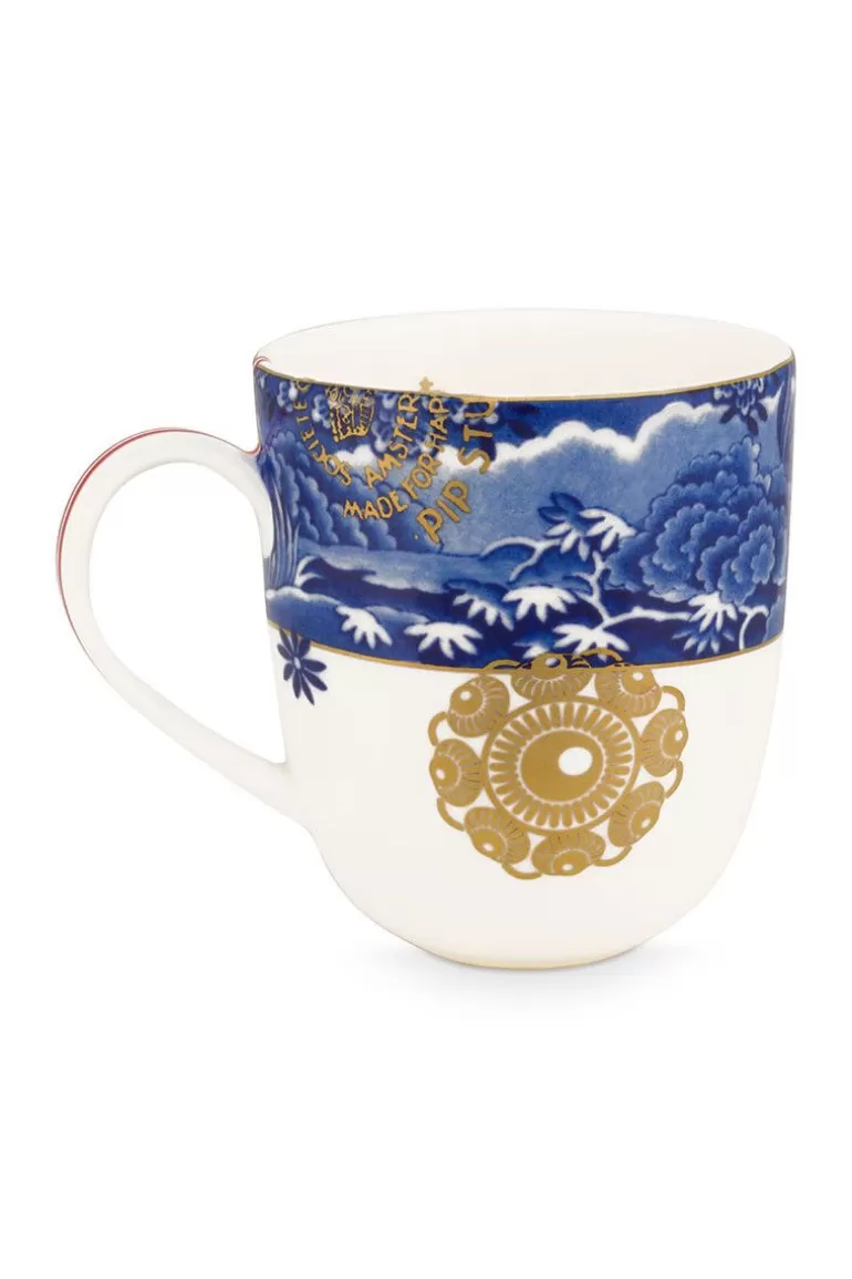 Pip Studio Heritage Mok Klein Grens Blauw New