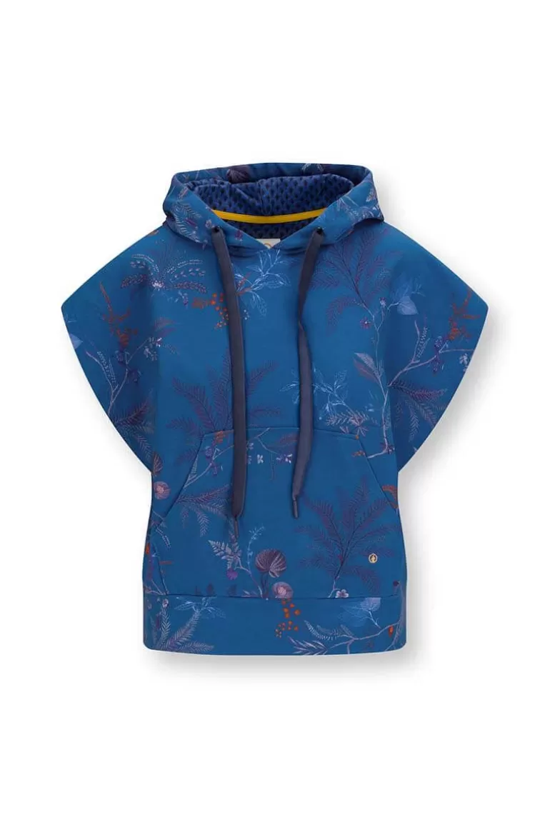 Pip Studio Hoodie Korte Mouw Isola Blauw Shop