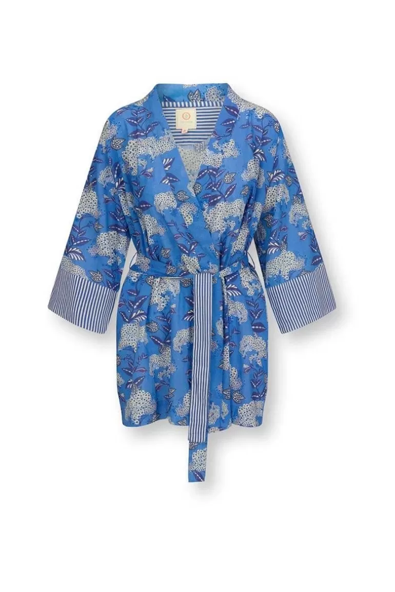 Pip Studio Kimono Flora Firenze Kobalt Blauw Clearance