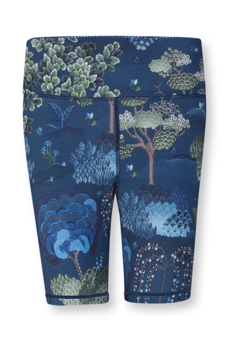 Pip Studio Korte Sportbroek Japanese Garden Blauw Flash Sale