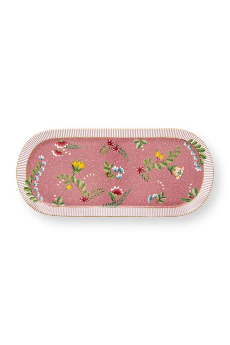 Pip Studio La Majorelle Rechthoekige Taartplateau Roze Clearance