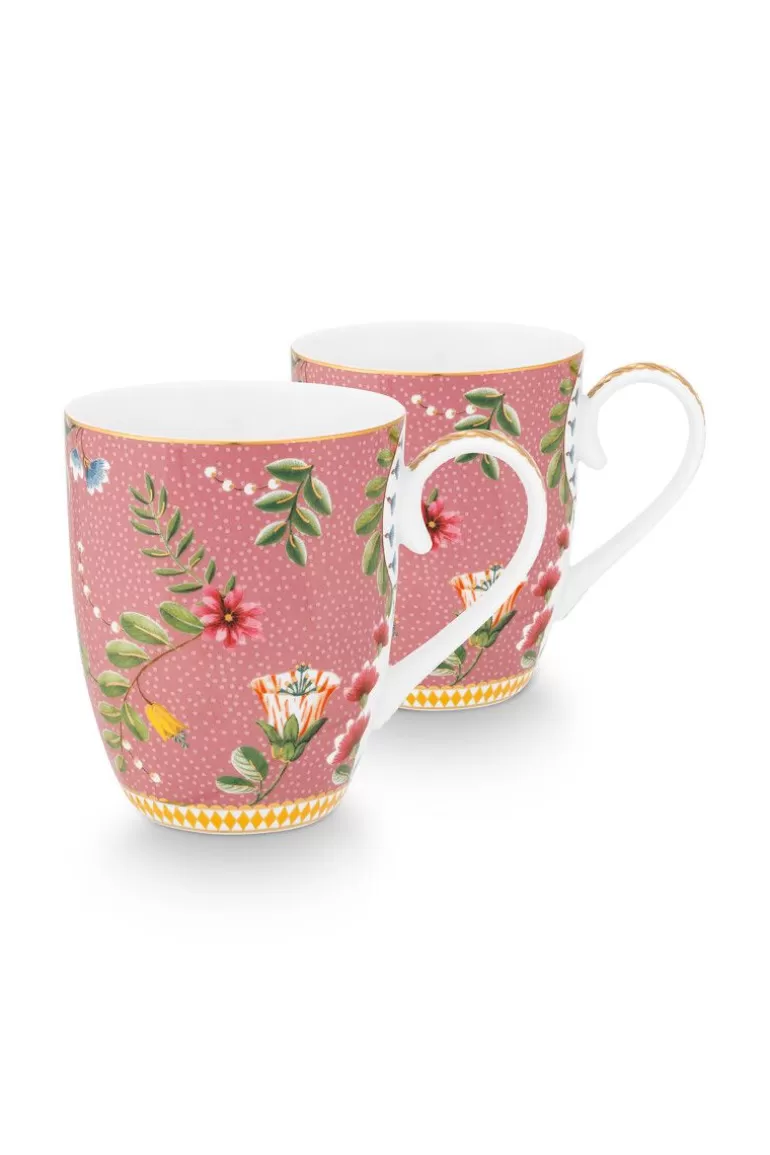 Pip Studio La Majorelle Set/2 Mokken Groot Roze Cheap