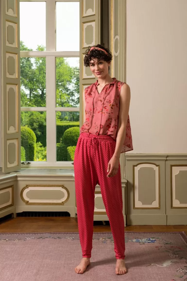 Pip Studio Lange Broek Suki Rood Hot