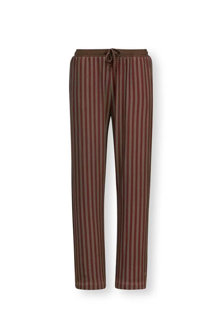 Pip Studio Lange Broek Sumo Stripe Terra Rood Sale