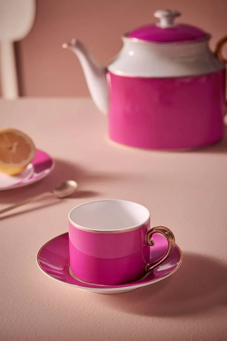 Pip Studio Pip Chique Cappuccino Kop & Schotel Roze Discount