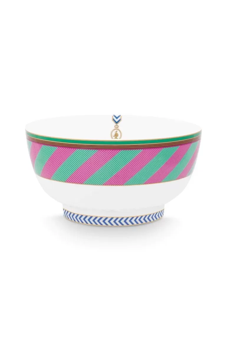 Pip Studio Pip Chique Stripes Kom Roze/Groen 18Cm Online