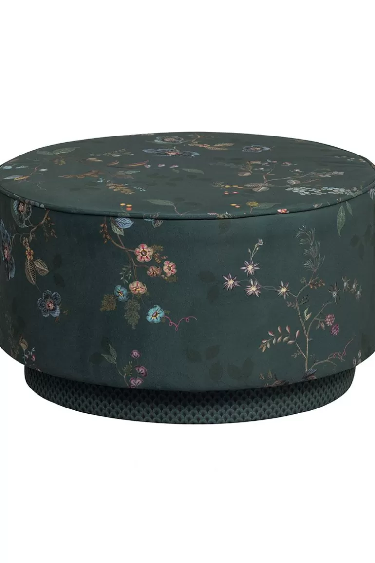 Pip Studio Poef Large Kawai Flower Groen Shop