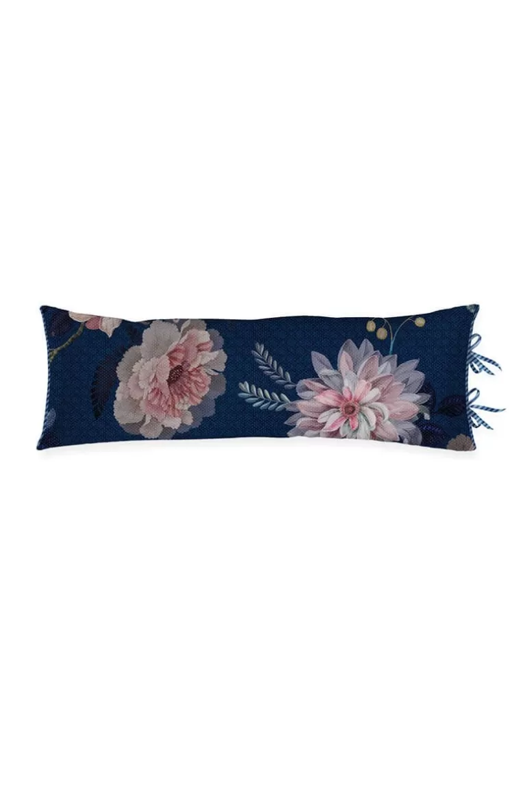 Pip Studio Rechthoekig Sierkussen Lang Tokyo Bouquet Donker Blauw Sale