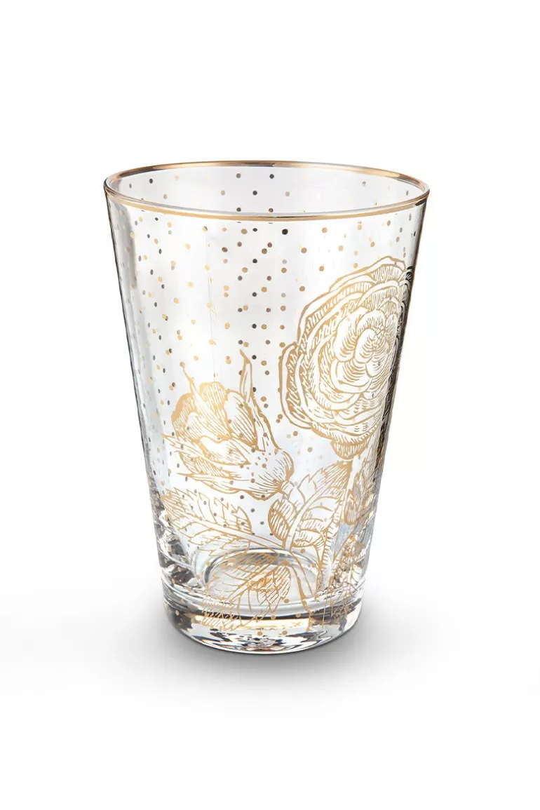 Pip Studio Royal Longdrinkglas Golden Flower Hot