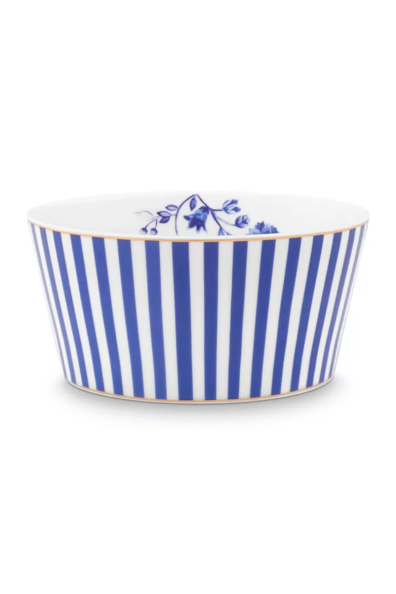 Pip Studio Royal Stripes Kom 12 Cm Blauw Shop