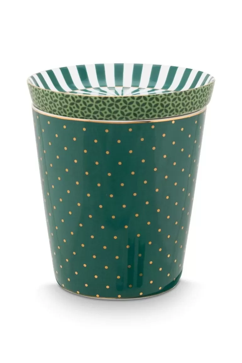 Pip Studio Royal Stripes Mok Stippen & Theetip Groen Cheap