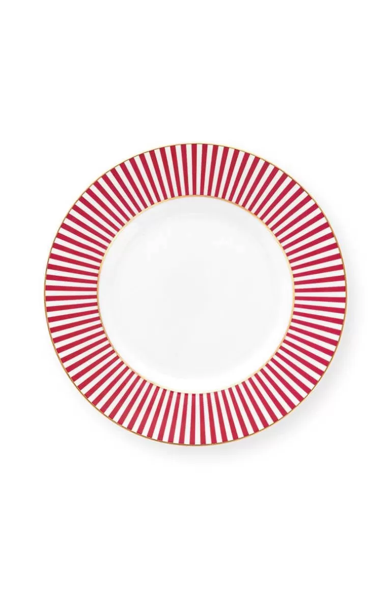 Pip Studio Royal Stripes Petit Four Donkerroze 12Cm Online