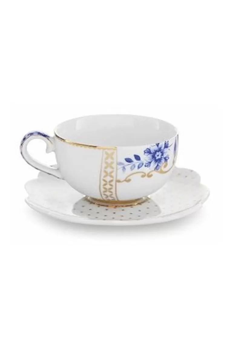 Pip Studio Royal White Espresso Kop & Schotel Sale