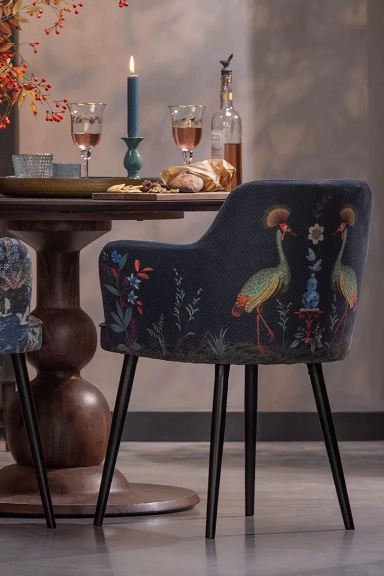 Pip Studio Stoel Flirting Birds Blauw Store