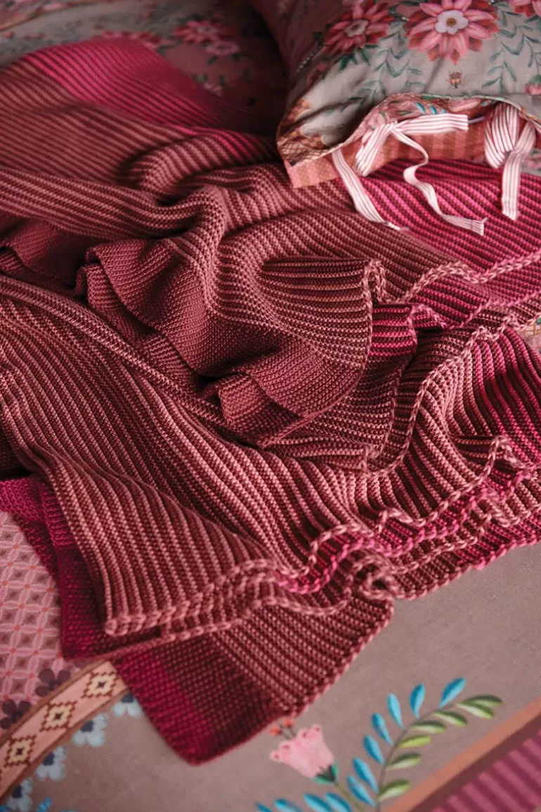 Pip Studio Throw Blockstripe Roze Store