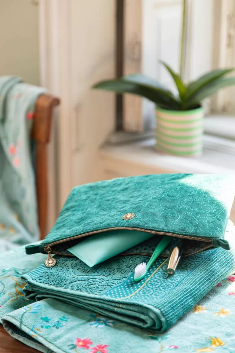 Pip Studio Toilettas Groot Velvet Quiltey Days Groen Online