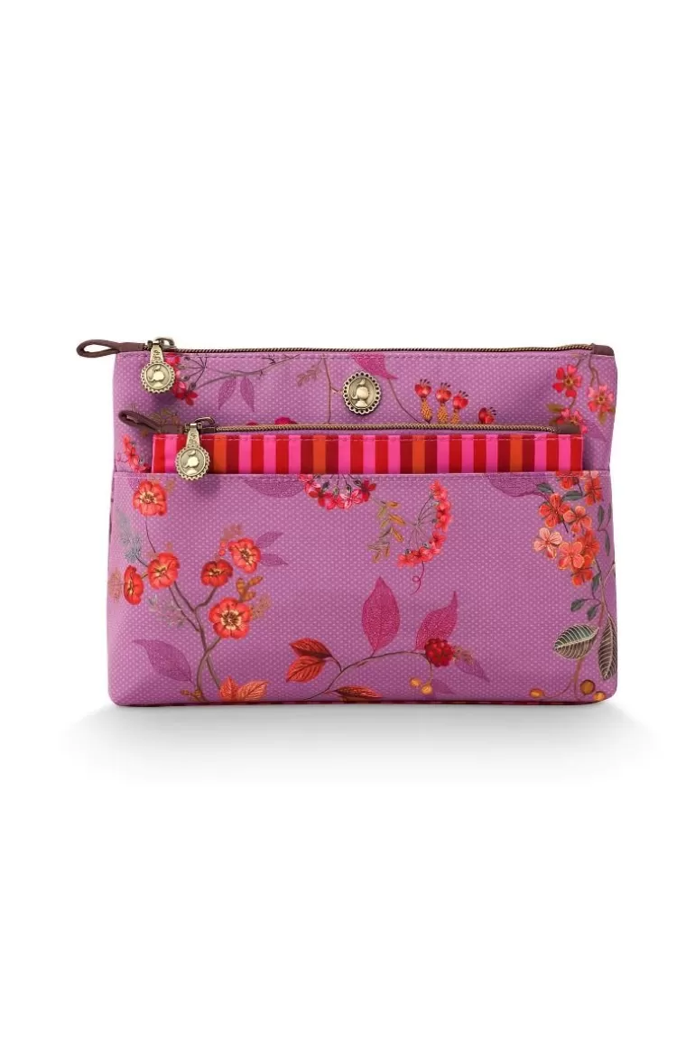 Pip Studio Toilettas Kawai Flower Combi Fuchsia Best Sale