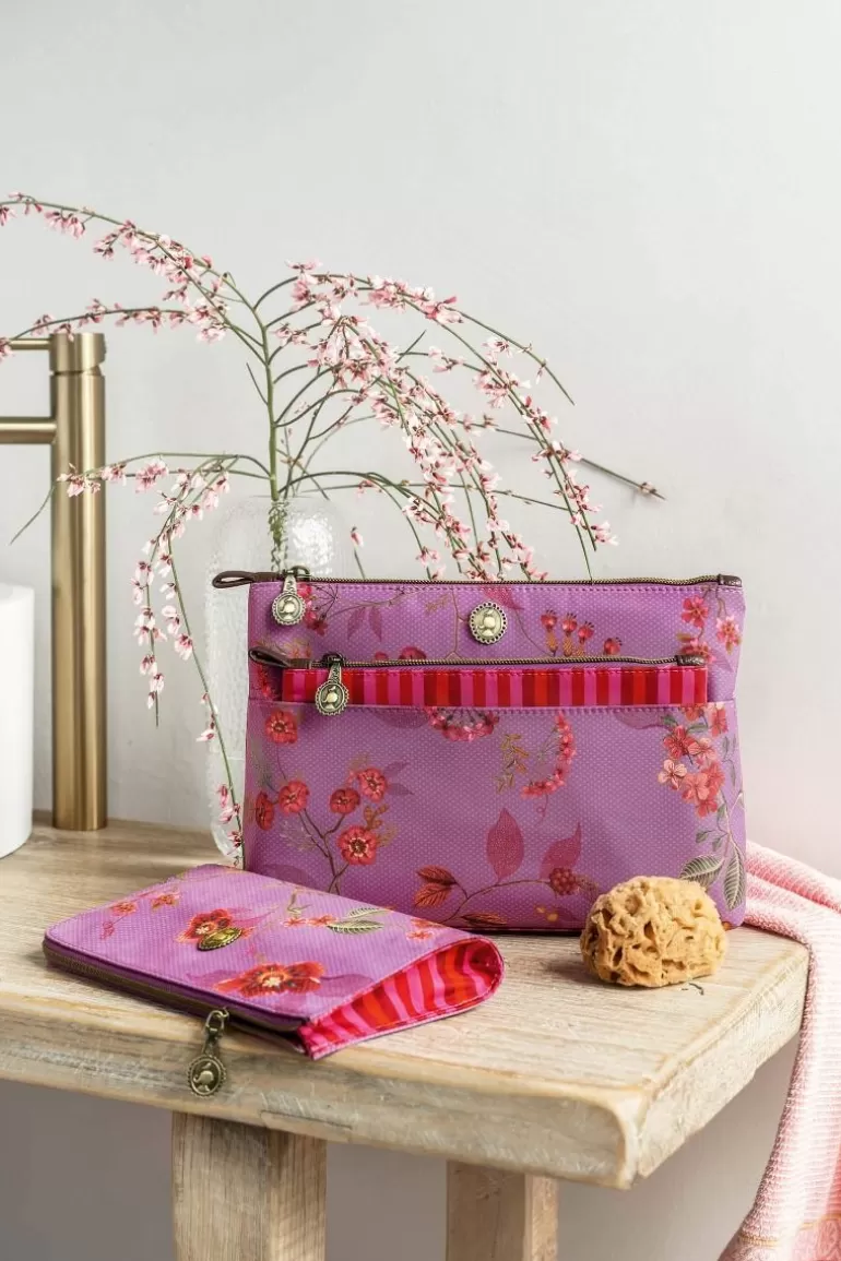 Pip Studio Toilettas Kawai Flower Combi Fuchsia Best Sale