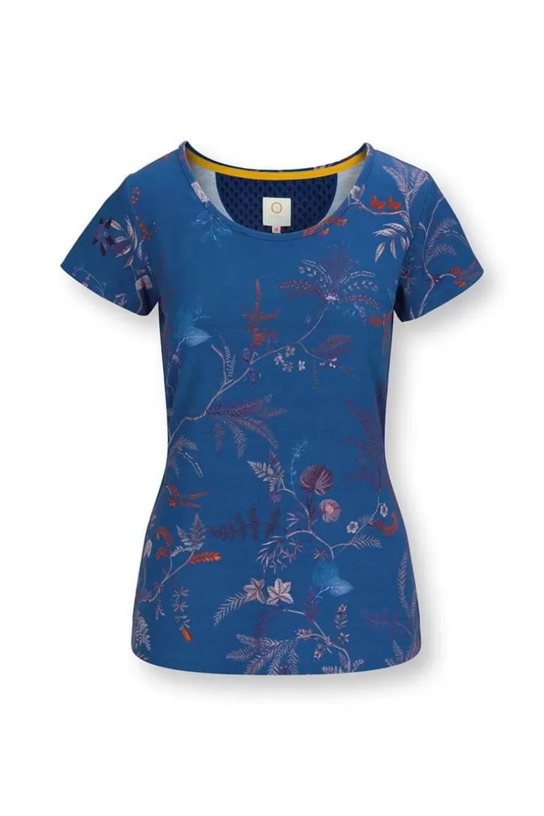 Pip Studio Top Korte Mouw Isola Blauw Online