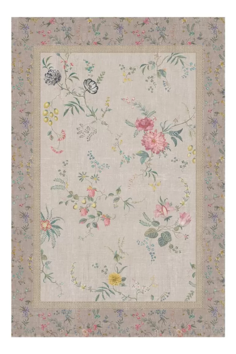 Pip Studio Vloerkleed Fleur Grandeur By Pip Khaki Hot