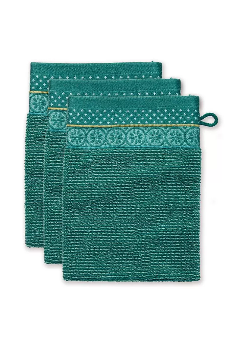 Pip Studio Washandje Set/3 Soft Zellige 16X22 Cm Groen Store