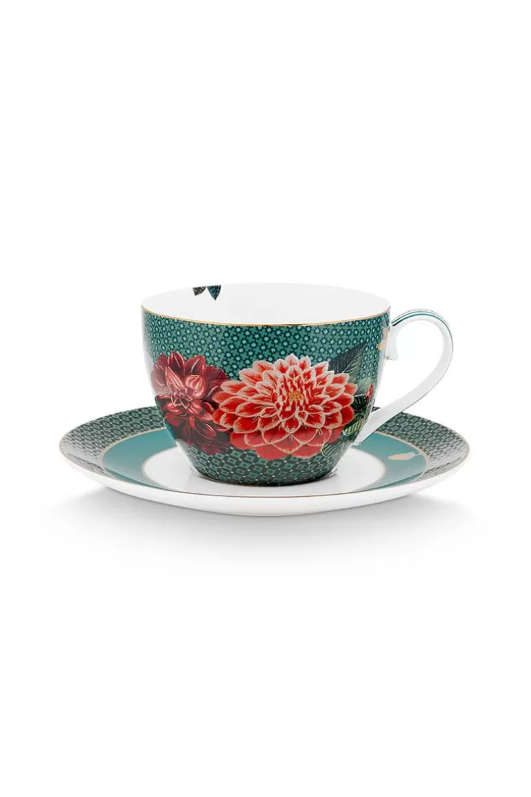 Pip Studio Winter Wonderland Cappuccino Kop & Schotel Groen Shop