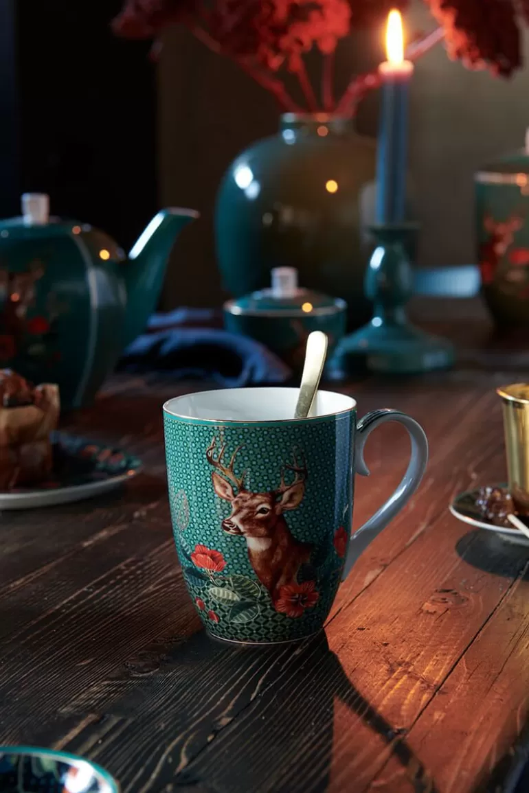 Pip Studio Winter Wonderland Mok Groot Groen Sale