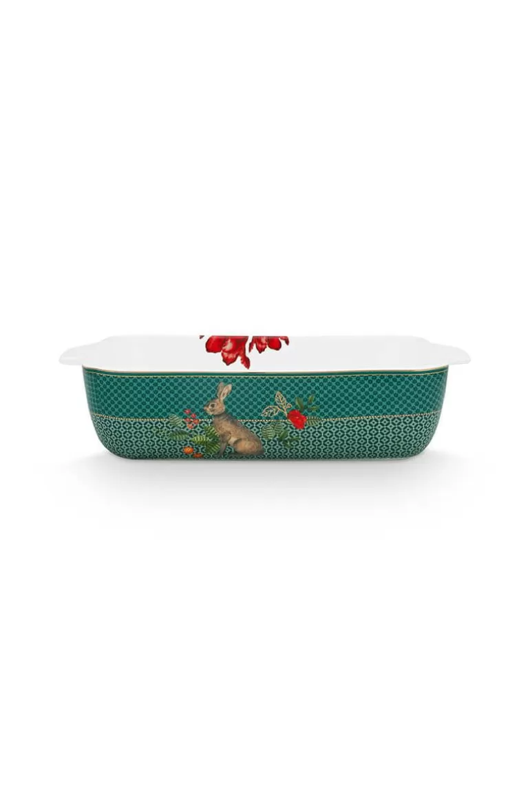 Pip Studio Winter Wonderland Serveerschaal Rechthoekig Groot Groen Cheap